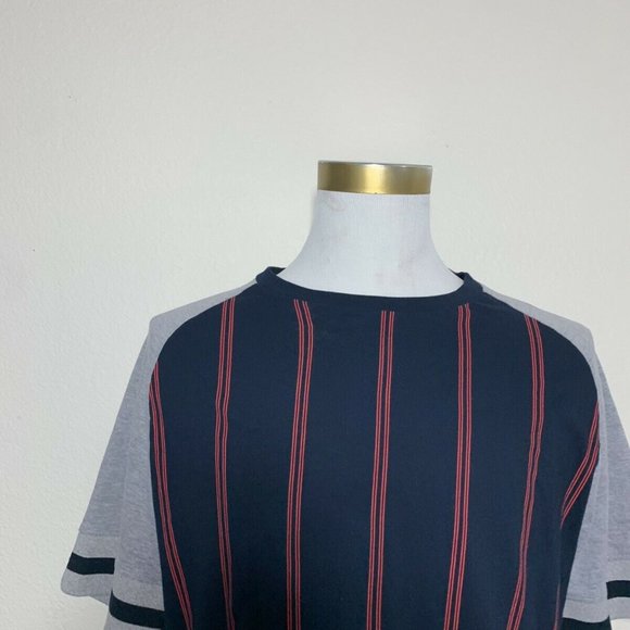 Westy Blue Stripe Raglan T-Shirt Size XL - Picture 5 of 8